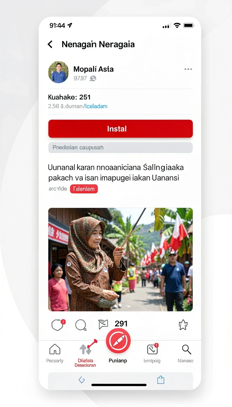 Galeri pratinjau visual ibetwin build APK resmi terbaru